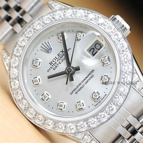 authentic Rolex diamond bezels